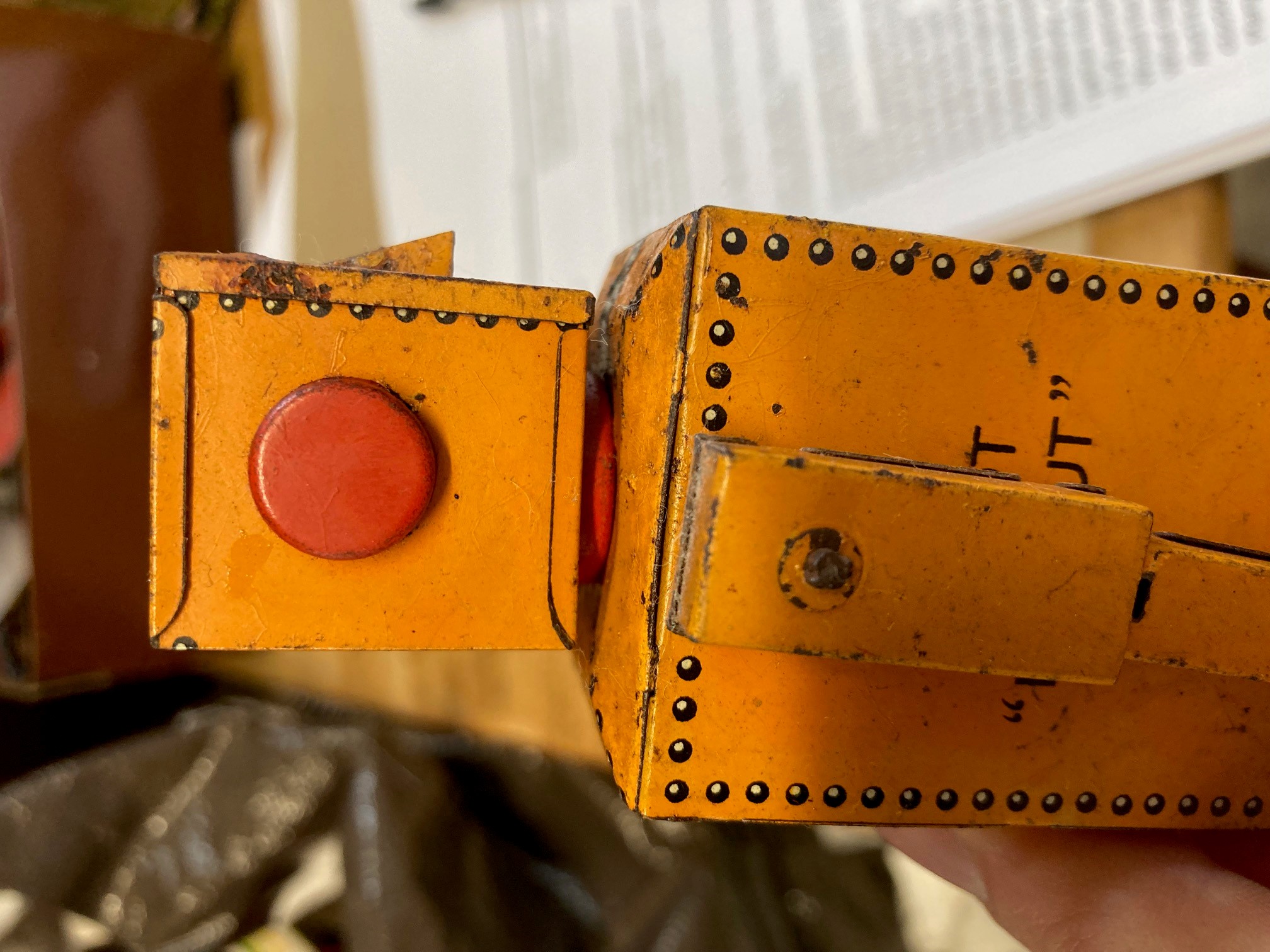 Kosugi KT Toys pre-war Lilliput clockwork walking Robot Image