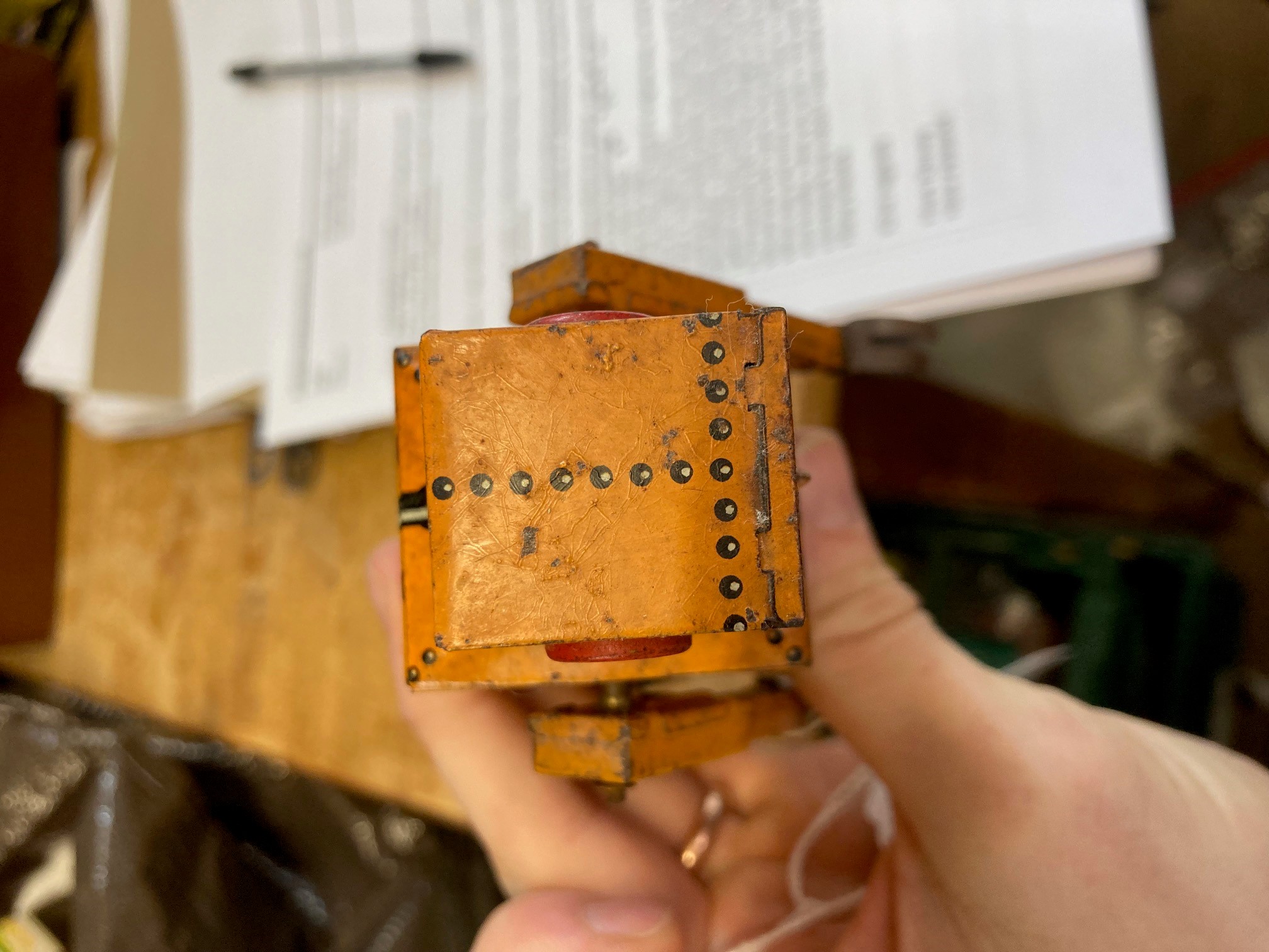 Kosugi KT Toys pre-war Lilliput clockwork walking Robot Image