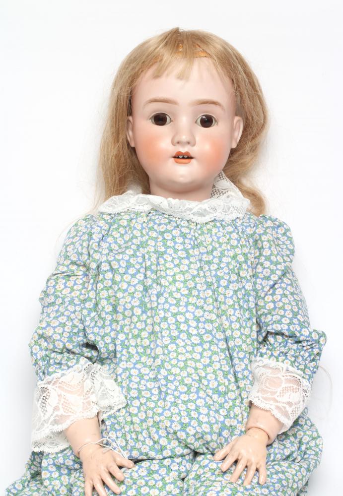 A large Schoenau & Hoffmeister bisque socket head doll Image