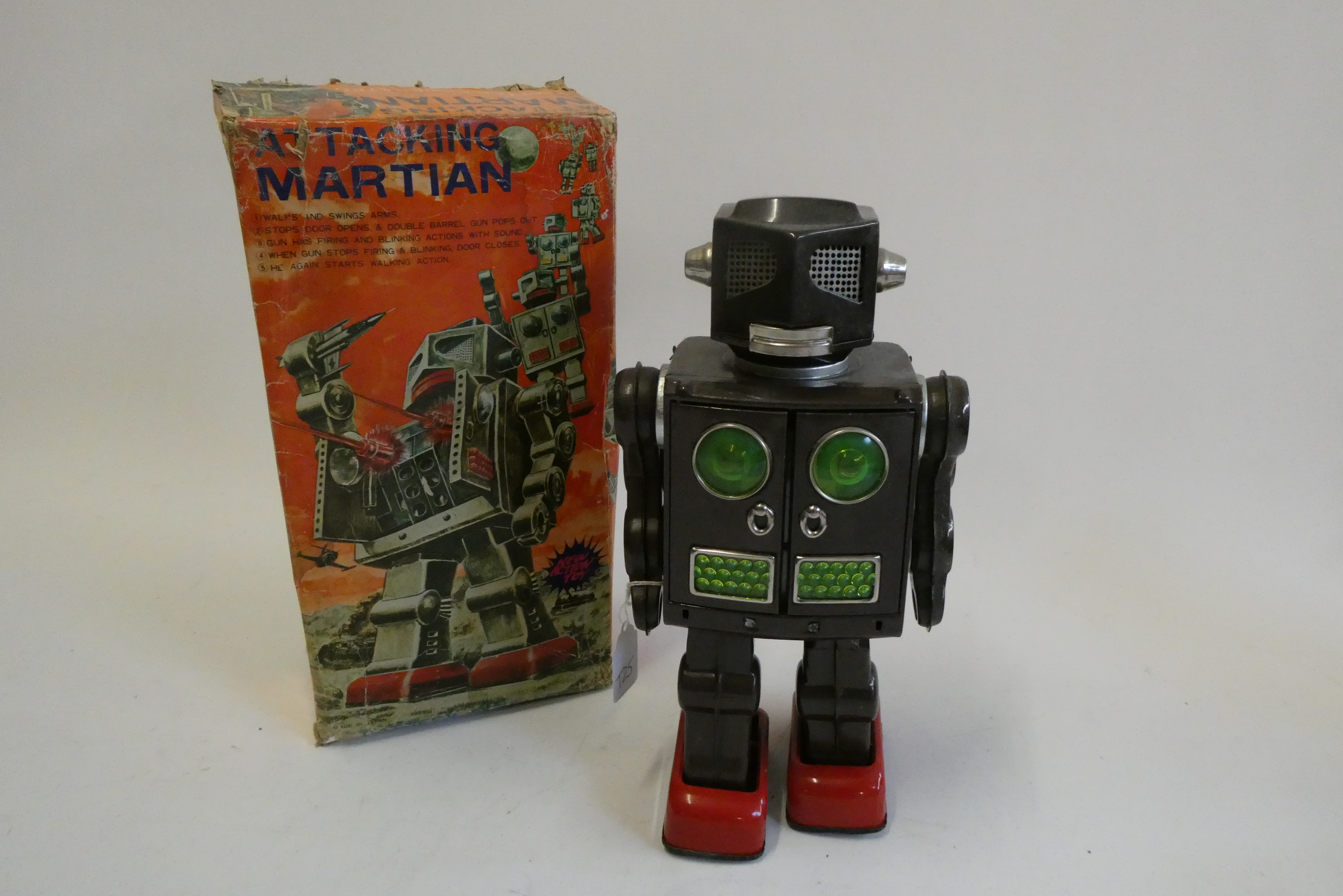 Horikawa (SH) battery operated Martian Attack Robot, bodywork in excellent condition, would benefit Image