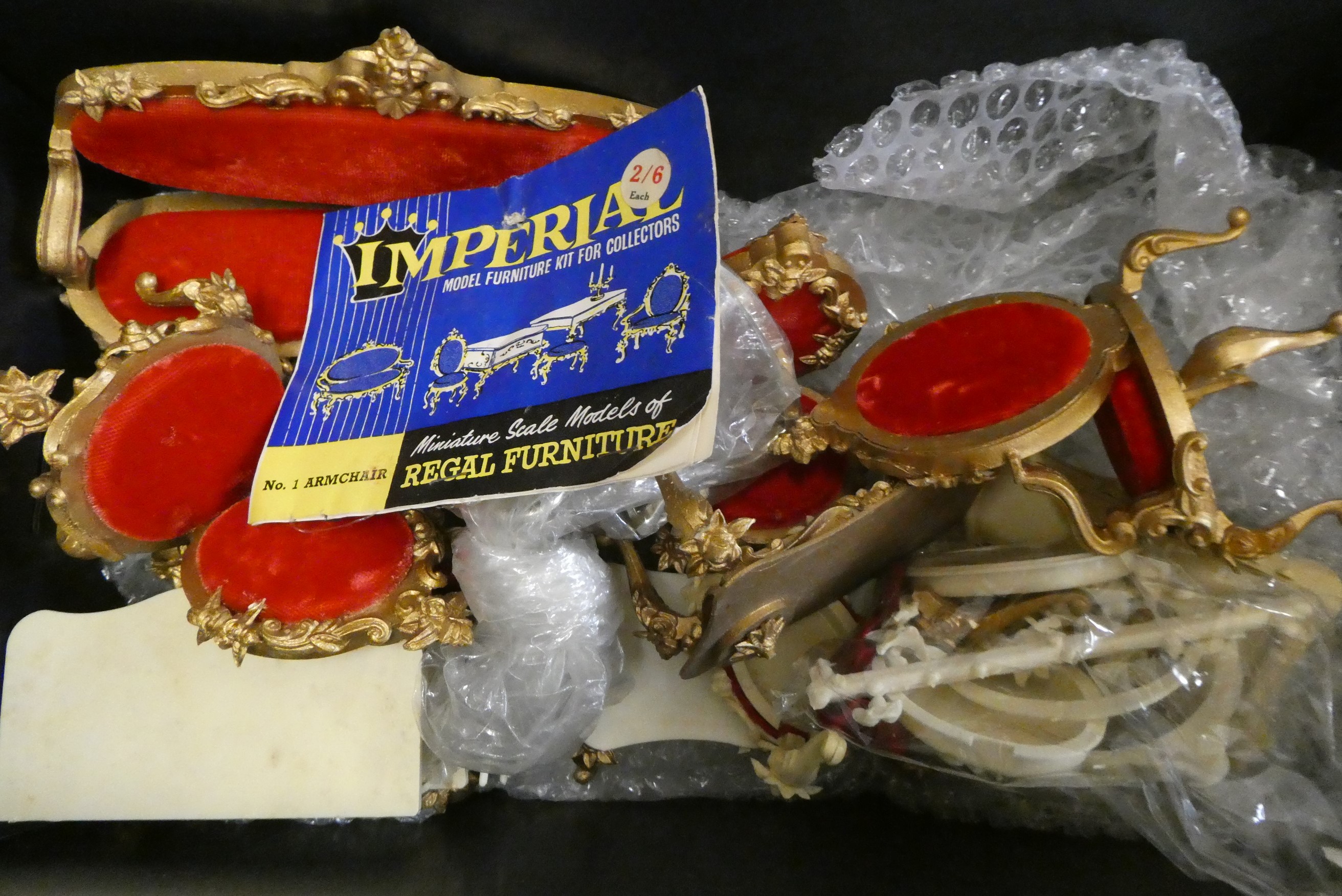 A collection of dolls house items including boxed examples, comprising of "DO IT YOURSELF" sets, and Image