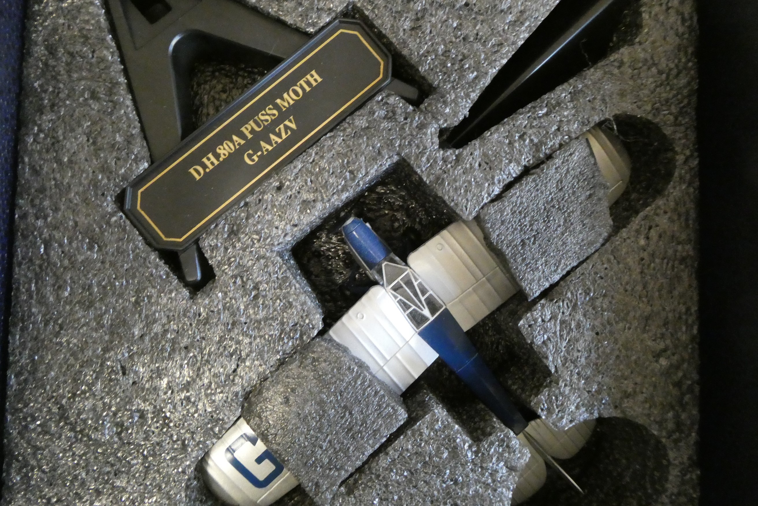 Eight diecast Aircraft models by various makers including Amy Johnsons Puss Moth, Dragon Rapid, Image