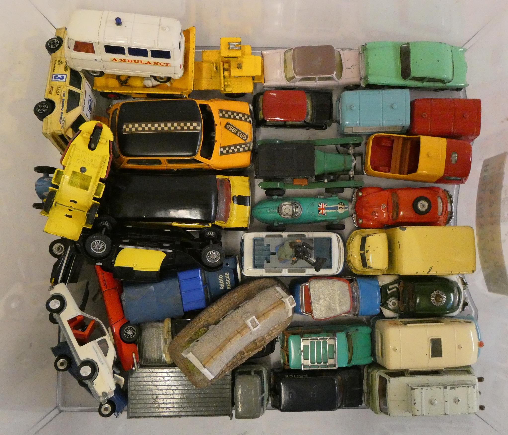 Unboxed playworn diecast cars by Corgi Image