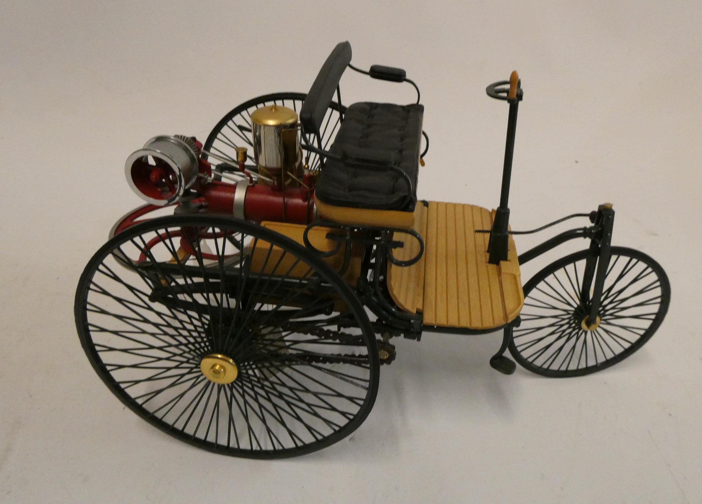 Scale model of Mercedes first car, good to excellent Image