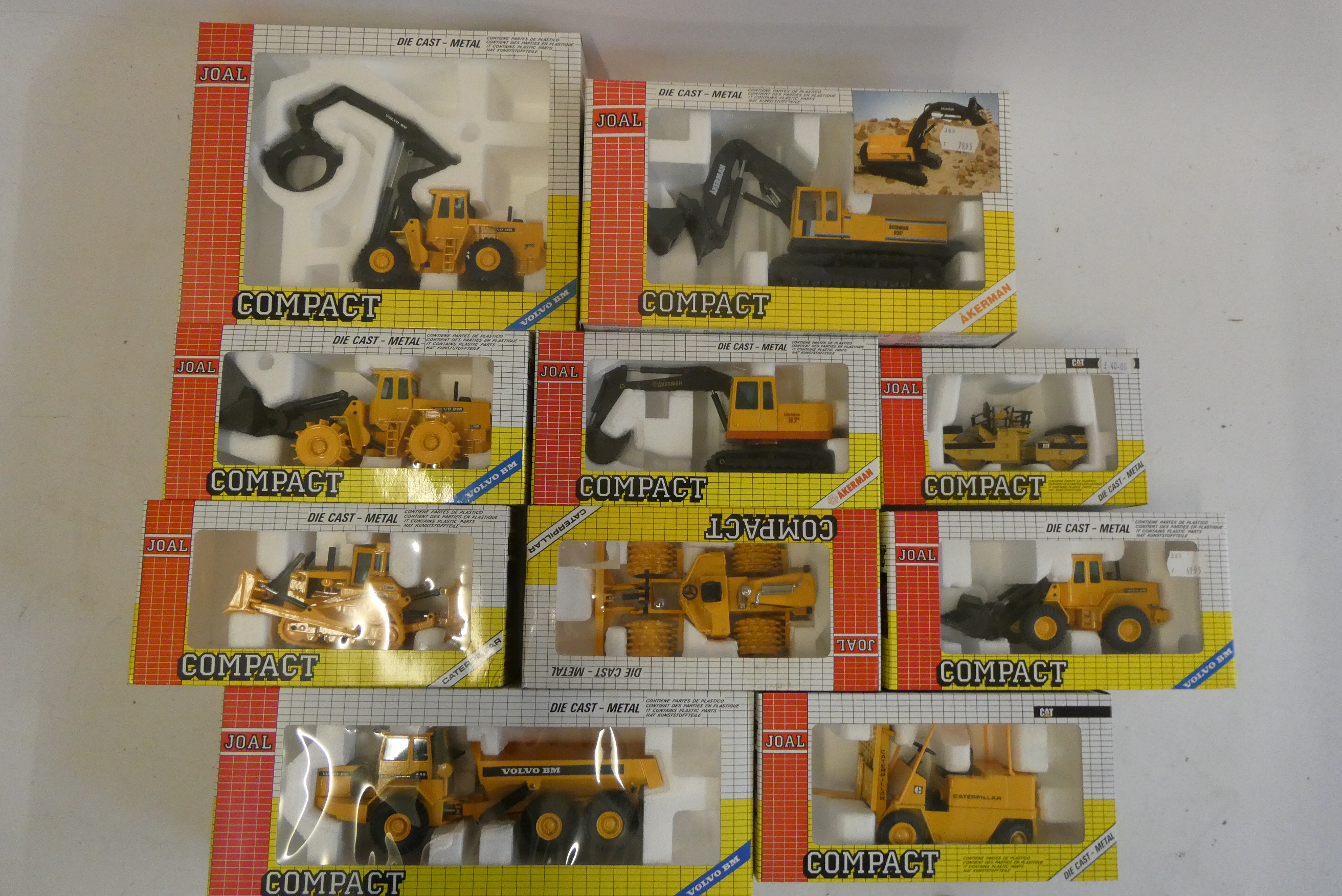 Ten JOAL Spain 1/50th scale Earth Moving equipment and building site vehicles including tracked Image