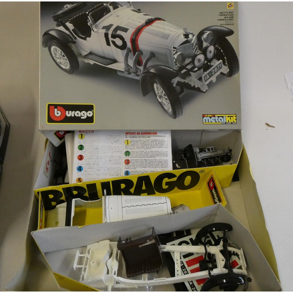 Three 1/18th scale diecast cars comprising Ricko Austin 7 saloon Image