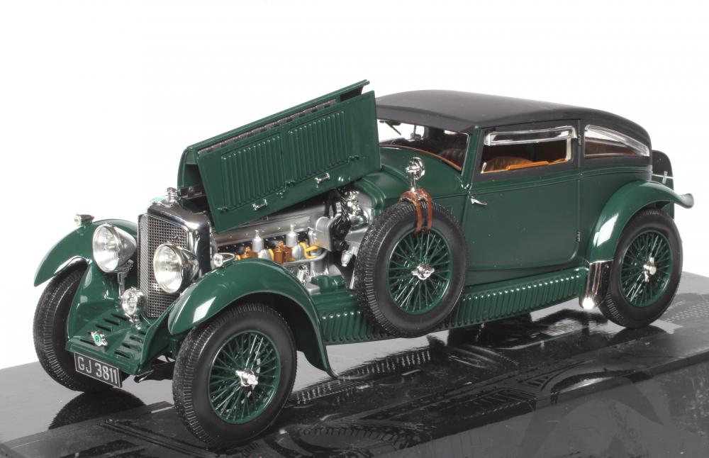 Mini Champs 1/18th scale Bentley six point 5 litre blue train special 1930, boxed, excellent Image