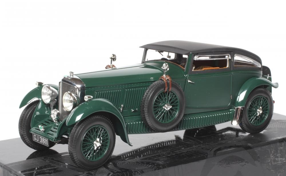 Mini Champs 1/18th scale Bentley six point 5 litre blue train special 1930, boxed, excellent Image