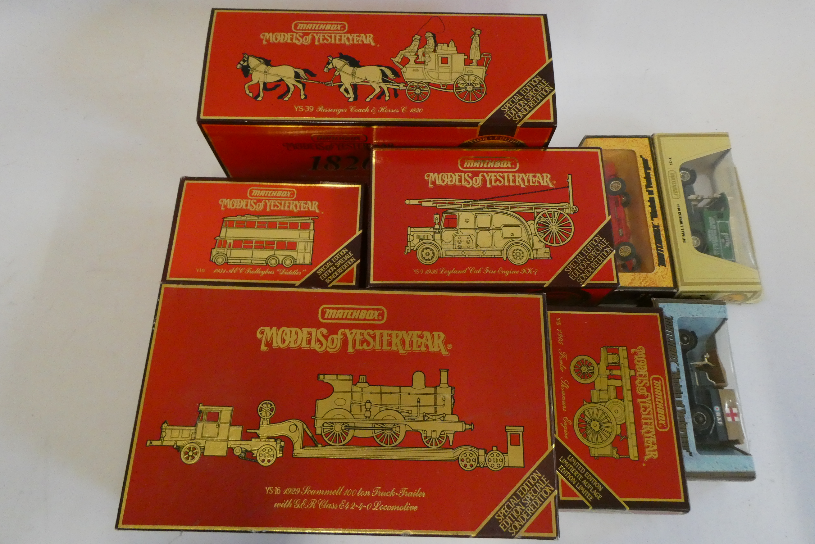 Matchbox models of Yesteryear Late issue comprising Showman's engine Image