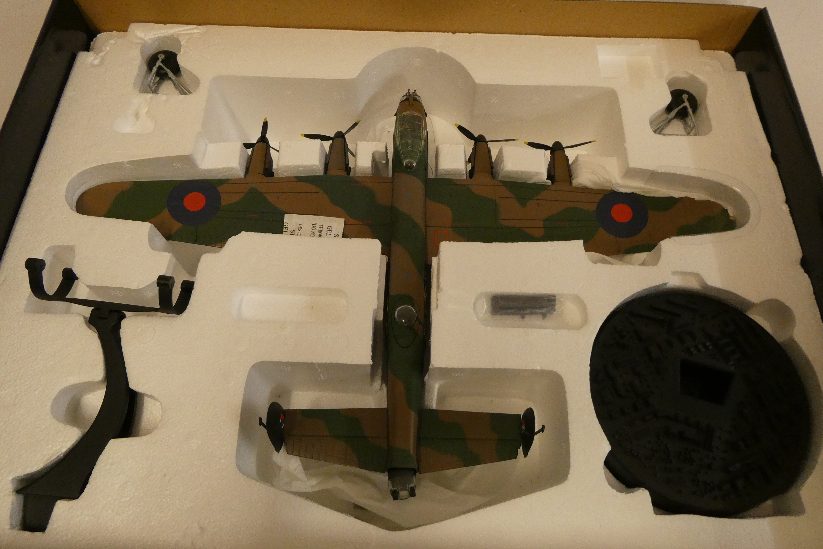 Corgi limited edition model of Avro Lancaster B1 with sound simulator module, boxed, good to Image