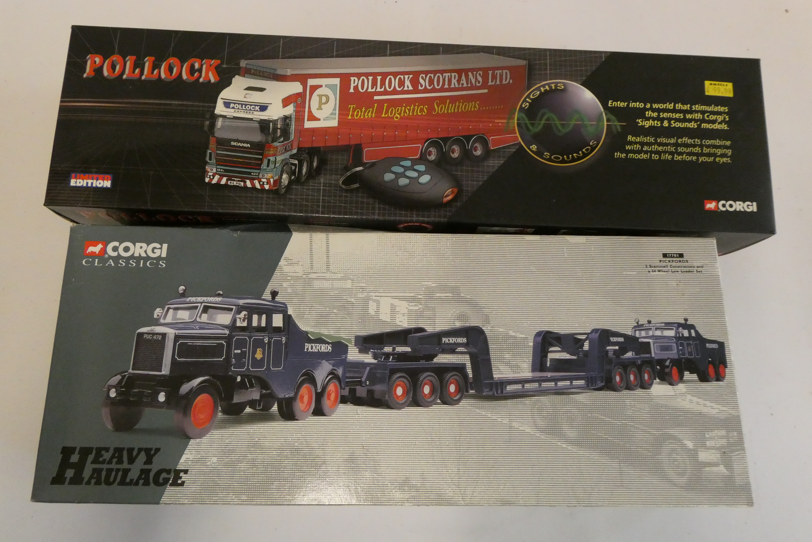 Corgi Pollock Scottrans limited Scania Truck Image
