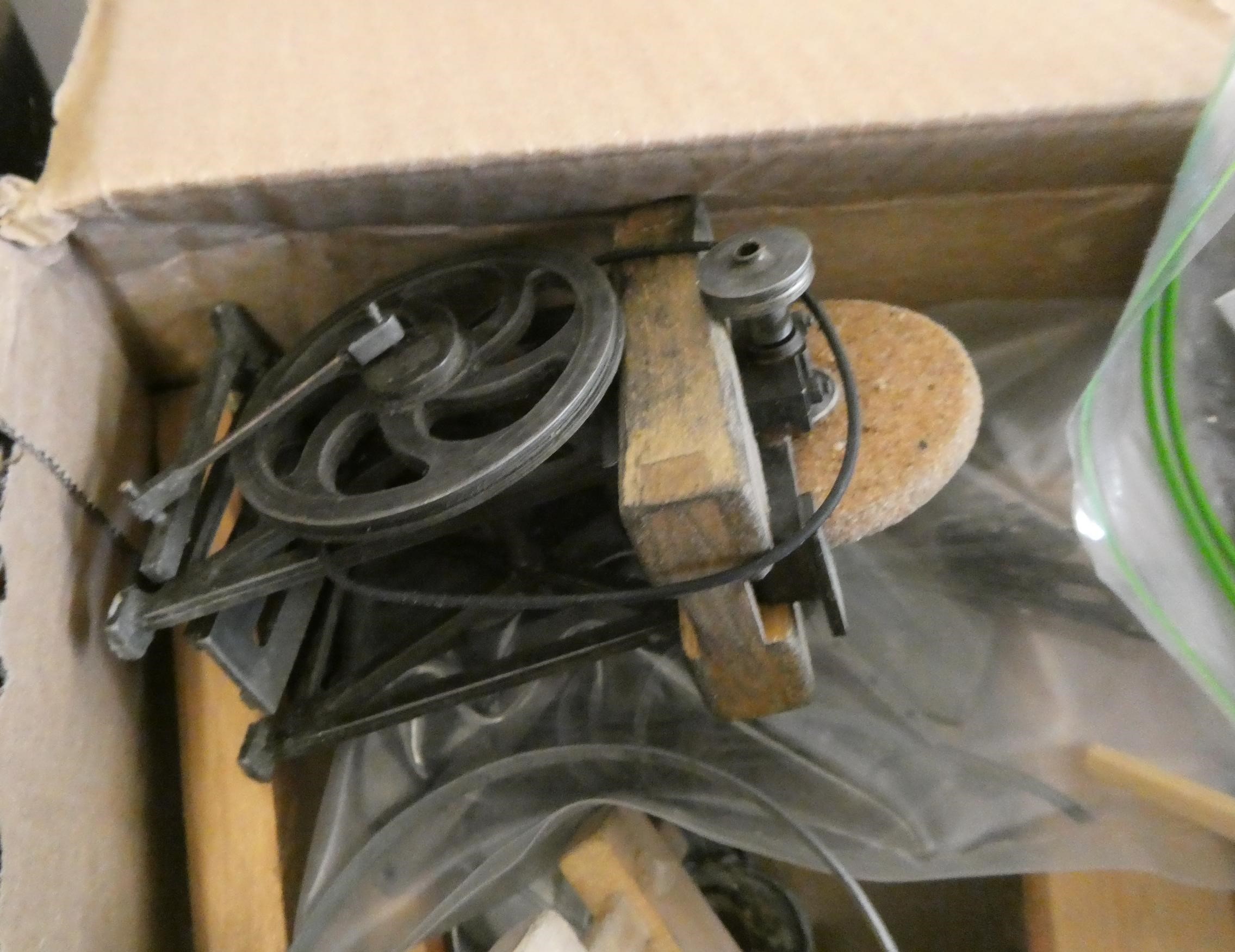 A collection of dolls house workshop and outdoor machinery, good quality items including metal and Image