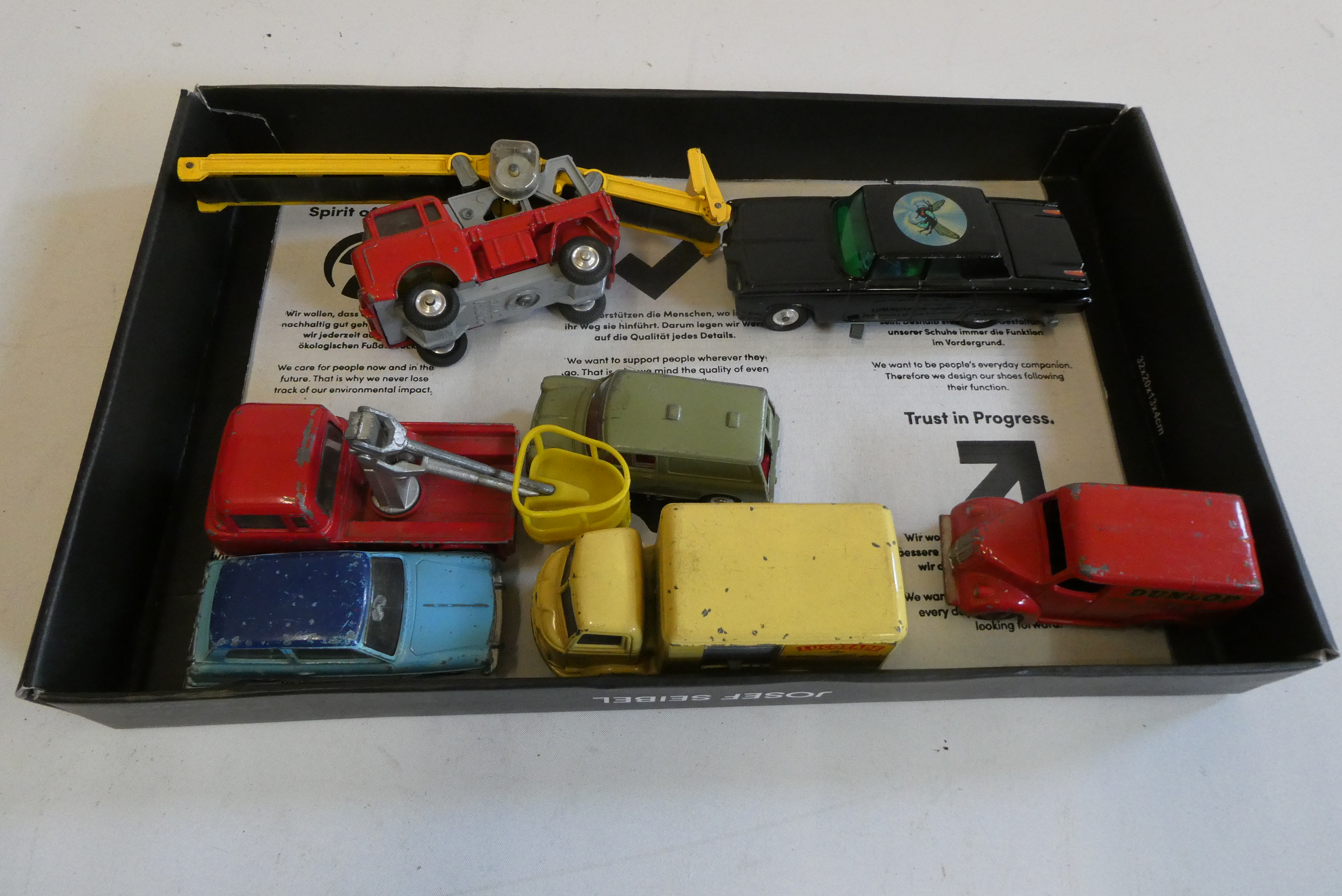 Two Forward Control Jeeps with elevator and loader Image