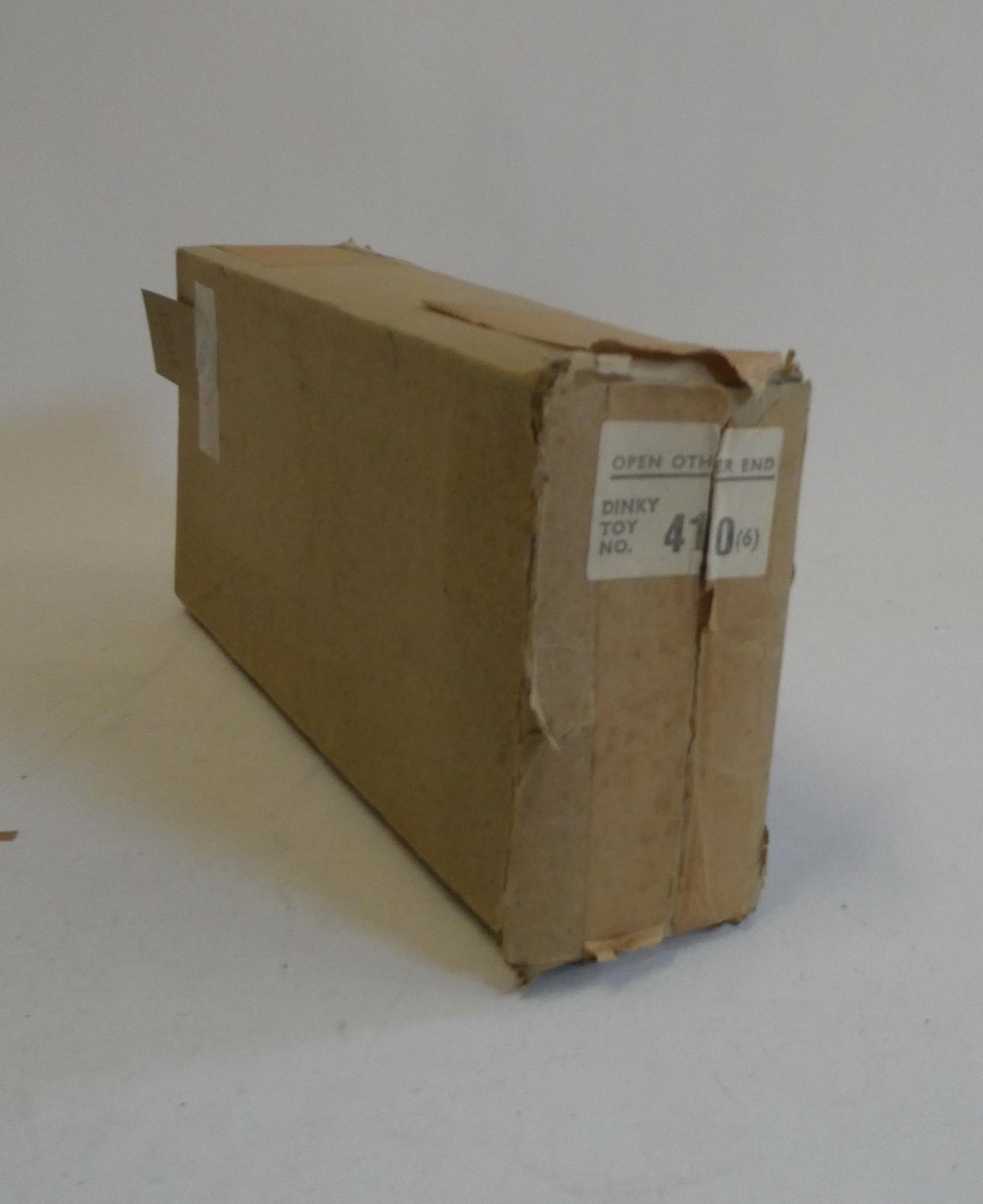 Unopened trade box of six No 410 Speedwheels Dinky Bedford vans Image