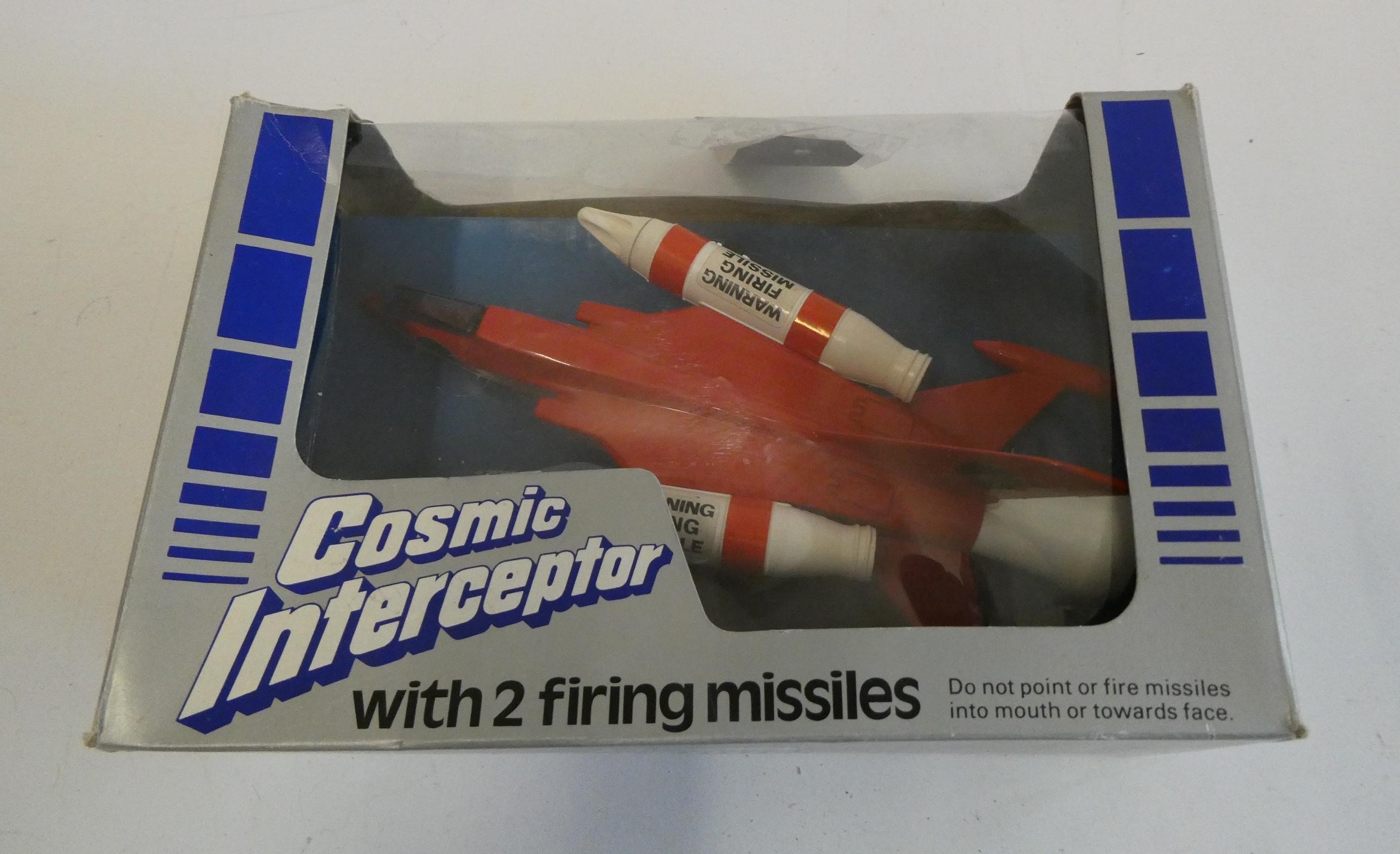 Dinky for Marks and Spencer (St. Michael) Cosmin Interceptor with two firing missiles, boxed, Image