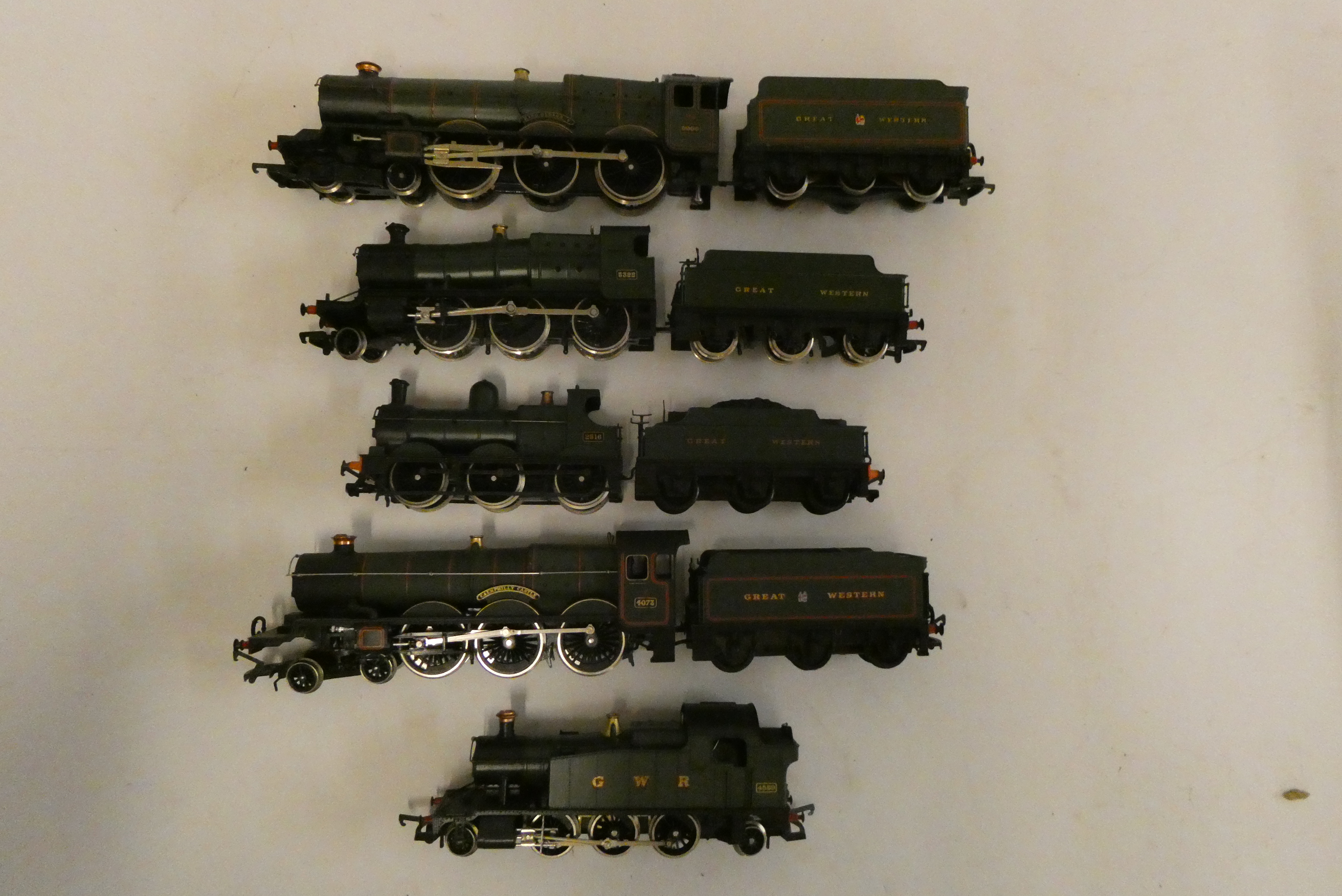 Five GWR Locomotives by Airfix, Lima and Mainline comprising. King George V, 53XX 2-6-0, 25XX 0-6-0 Image