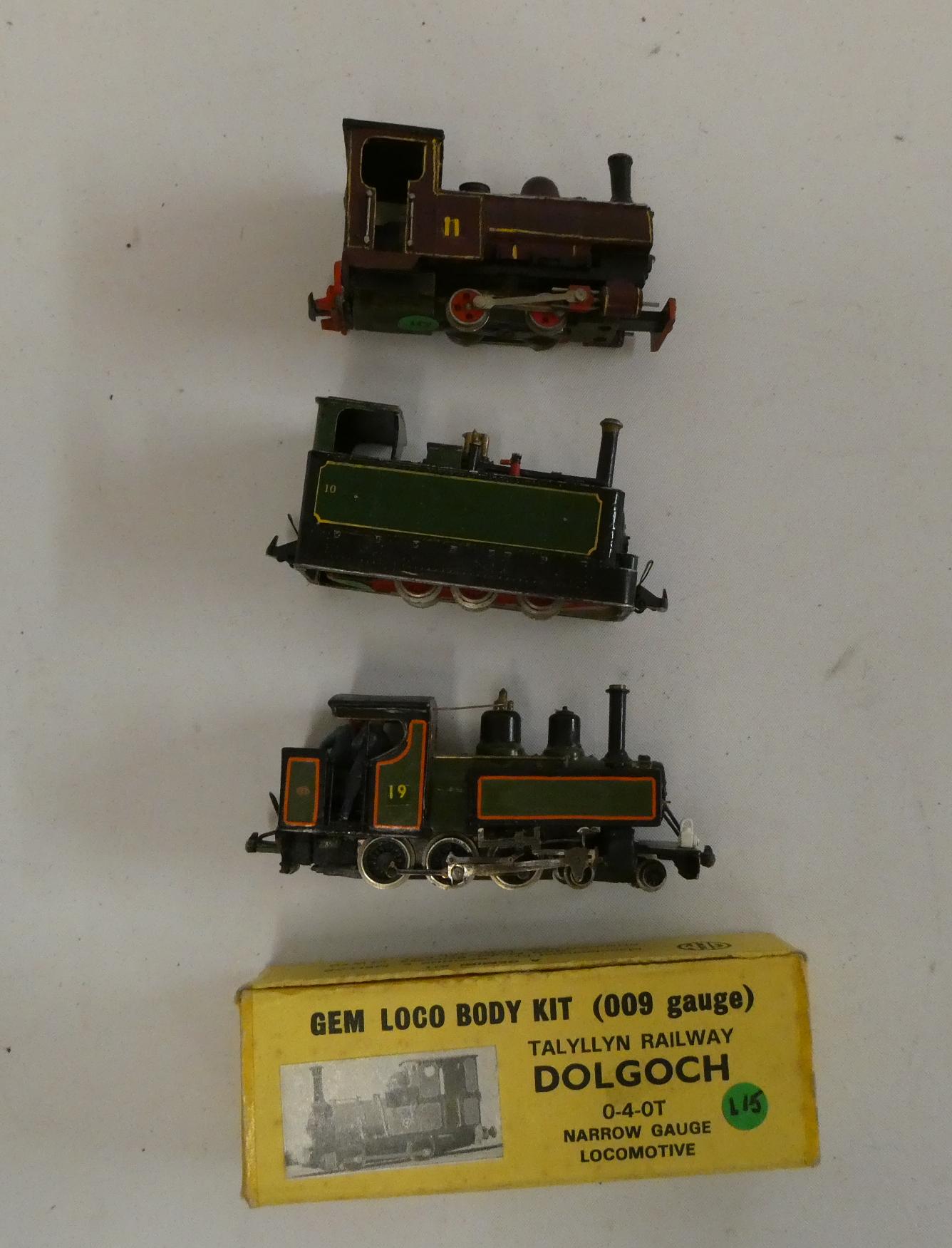 Narrow gauge locomotive kit Dolgoc, narrow gauge Baldwin tank locomotive, Minitrains 0-4-0 and Image