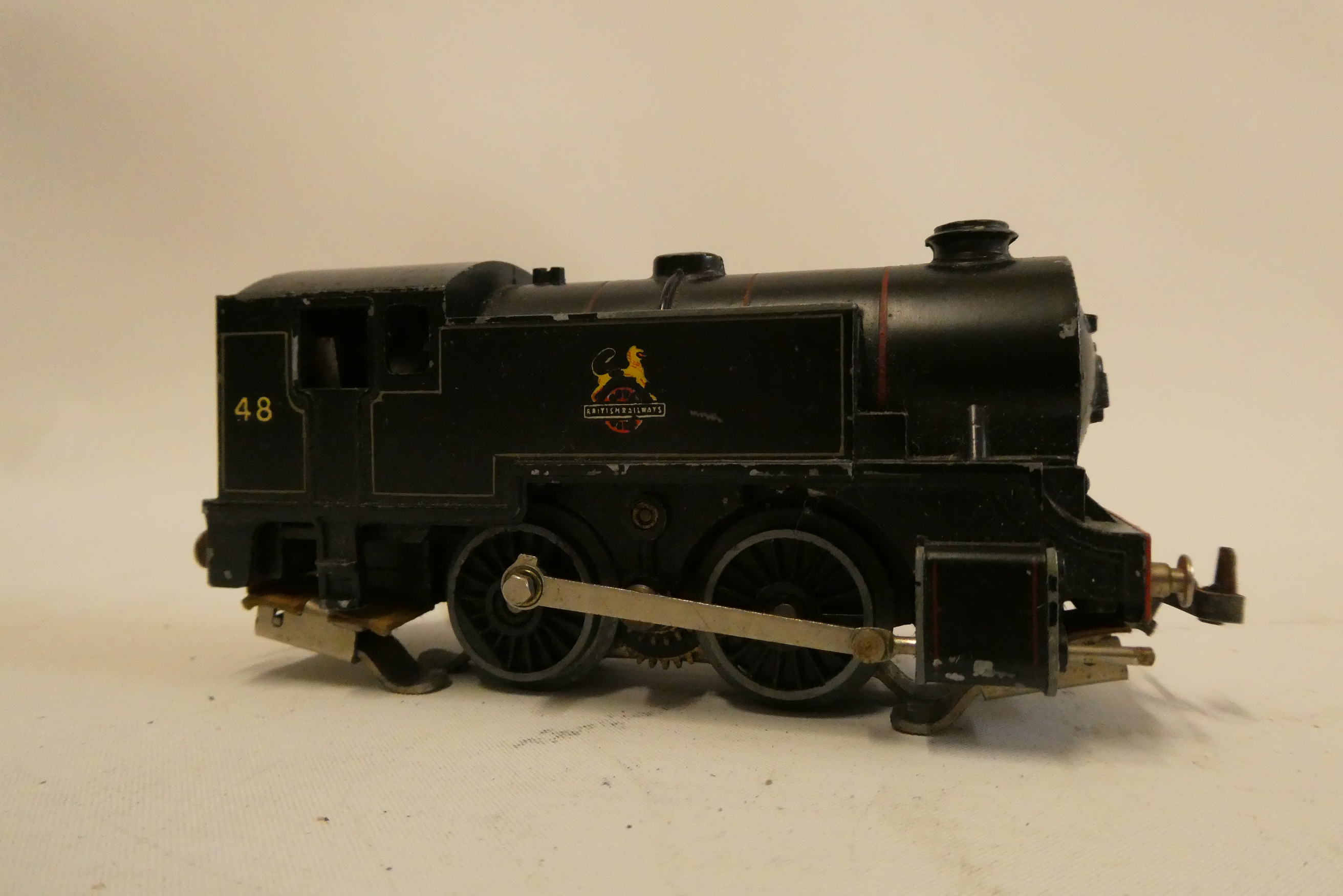 Twin 0-4-0 Tank locomotive finished in BR black, fair Image