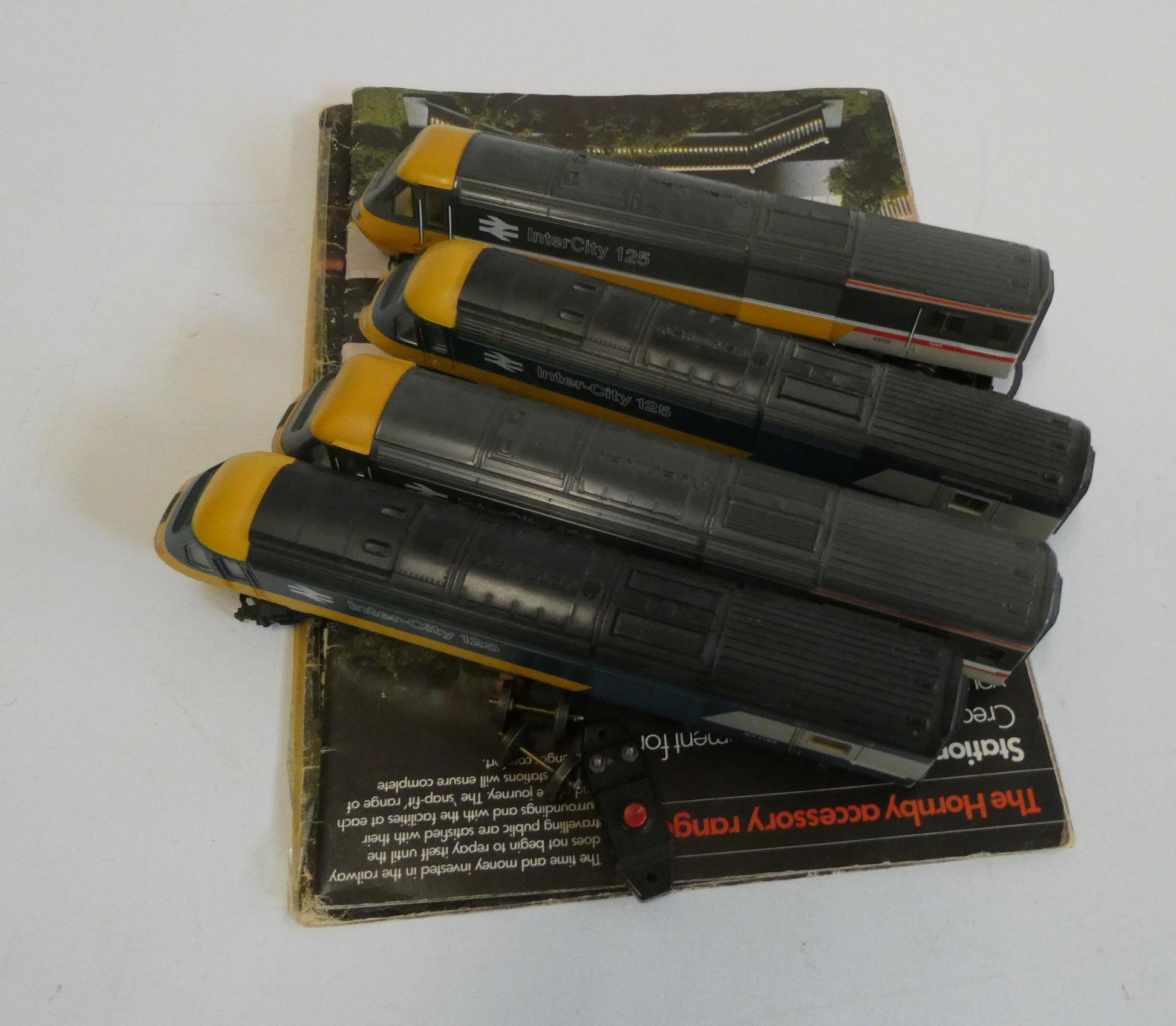 Two Hornby Inter-City 125 diesel locomotives, poor to fair Image