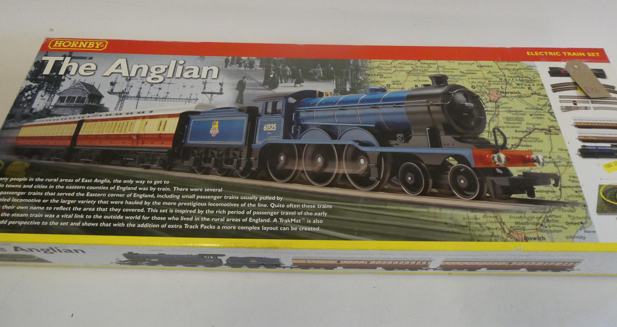 Hornby The Anglian Train Set, boxed, good to excellent and The flying Scotsman Train Set, locomotive Image