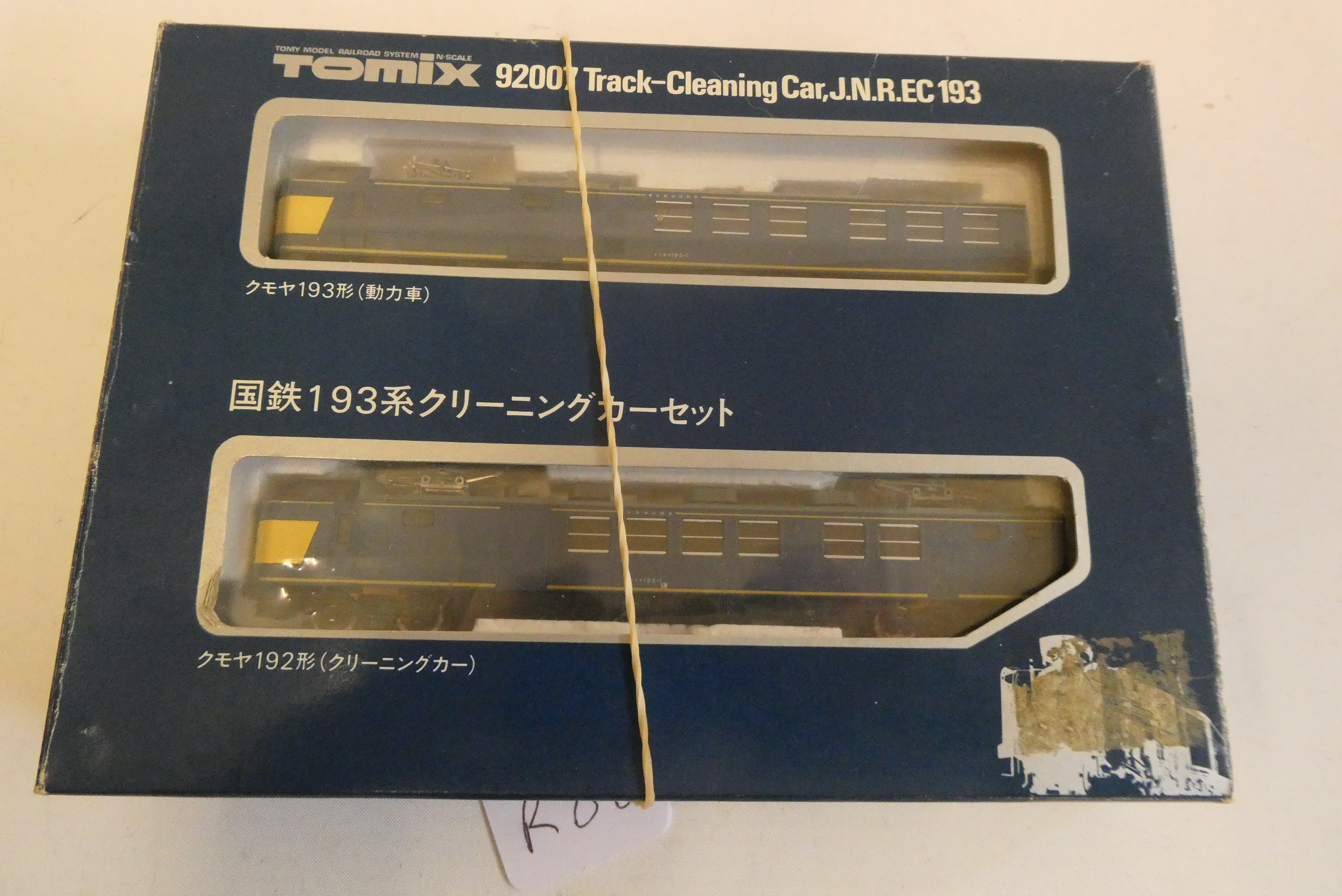 TOMIX N gauge Japanese 92007 cCass EC193 track cleaning car, boxed, excellent to mint Image