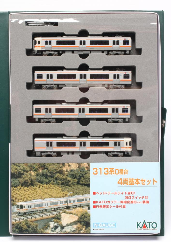 KATO N gauge 313 series electric rail car set, boxed, excellent to mint Image