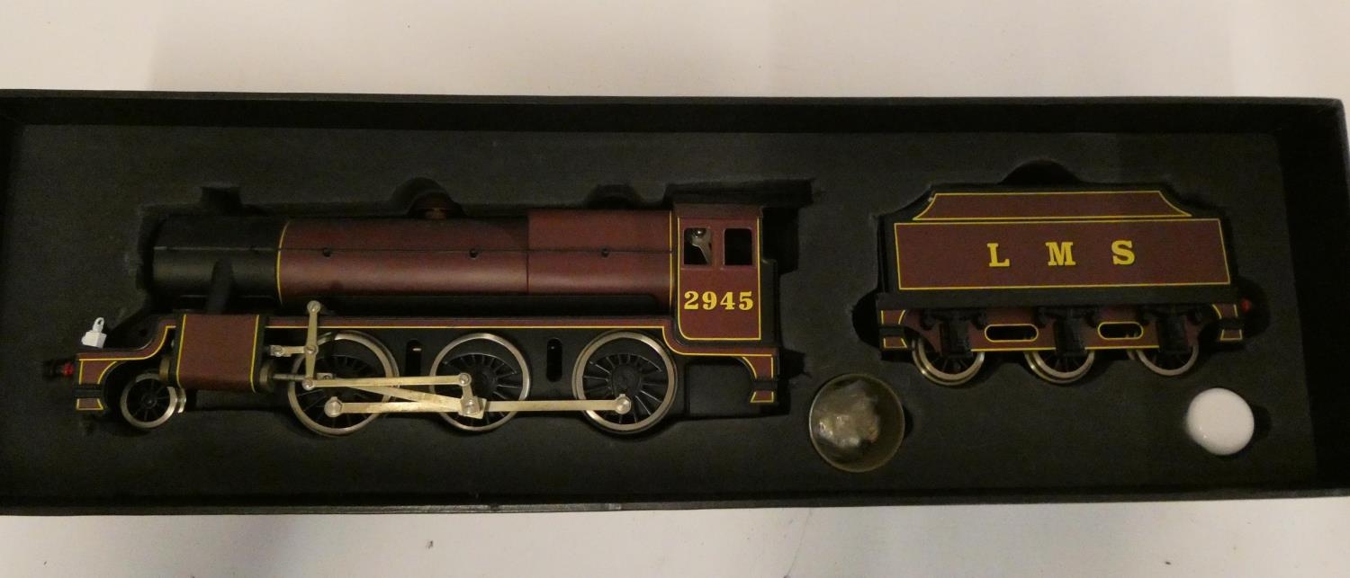 Corgi Bassett-Lowke live steam LMS red Mogul, shows sings of having been on display only, requires Image
