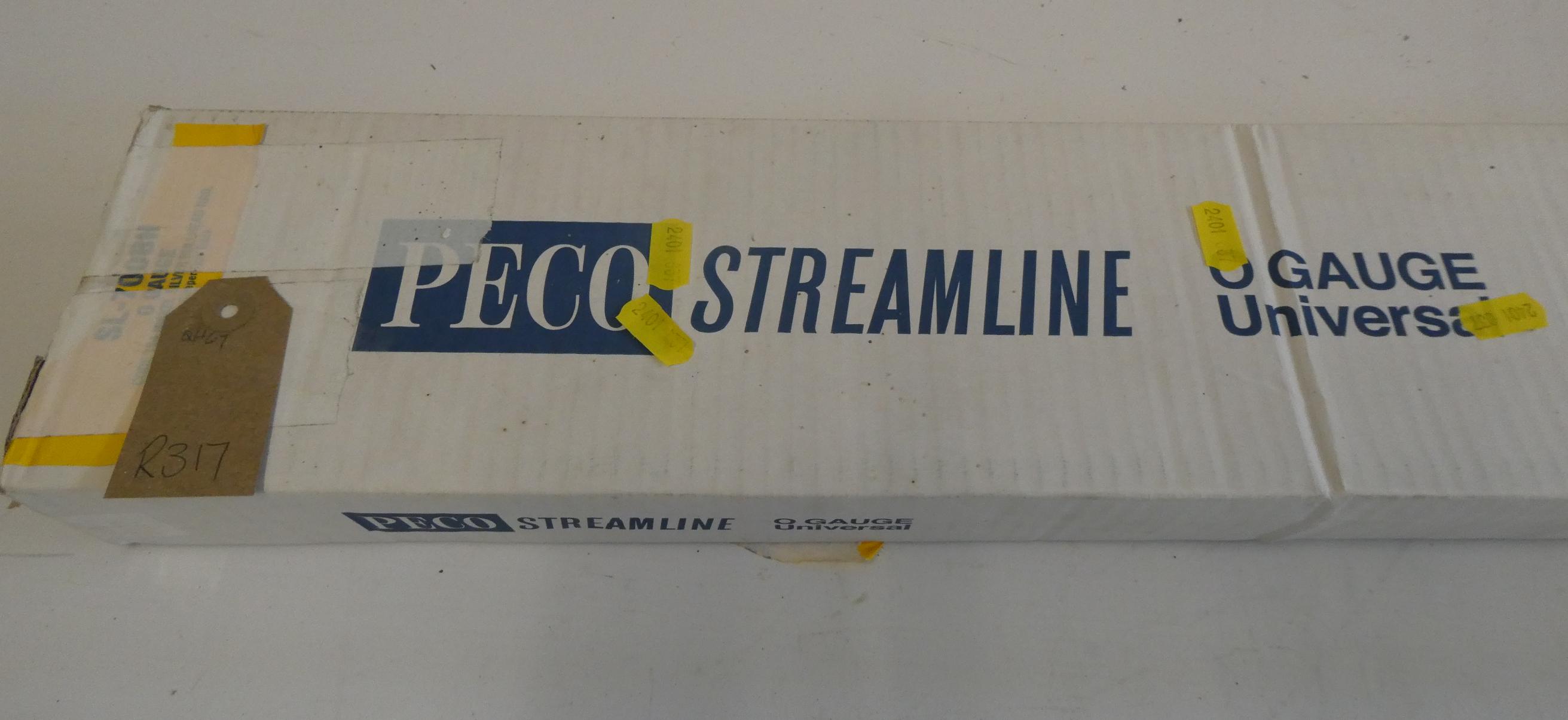 Box containing ten pieces of unused Peco SL700BH, gauge O track Image
