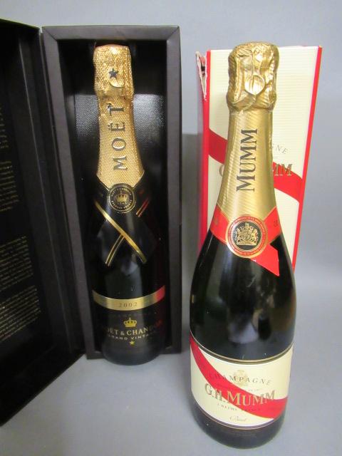 One bottle 2002 Moet & Chandon grand vintage Champagne Image