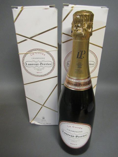 Two bottles Laurent-Perrier champagne Image