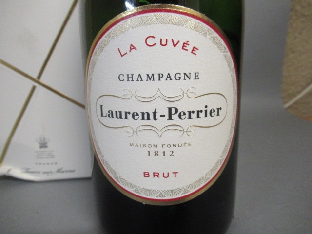 Two bottles Laurent-Perrier champagne Image