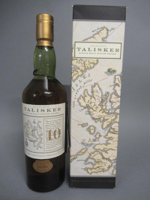 One bottle Talisker 10 year old single malt whisky Image