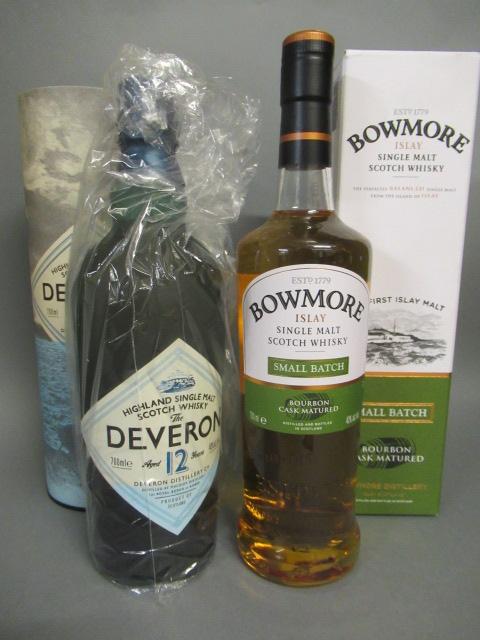 One bottle  Bowmore Small Batch Bourbon cask matured single malt whisky Image