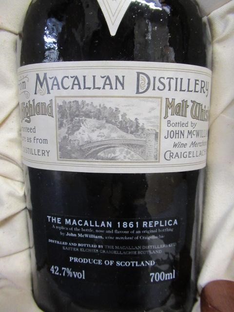 One bottle Macallan 1861 replica single malt whisky Image