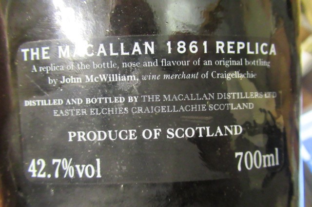 One bottle Macallan 1861 replica single malt whisky Image