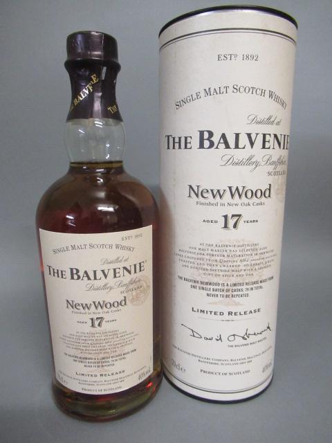 One bottle Balvenie 17 year old New Wood limited release single malt whisky Image