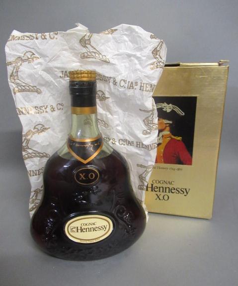 One bottle Hennessy XO cognac Image
