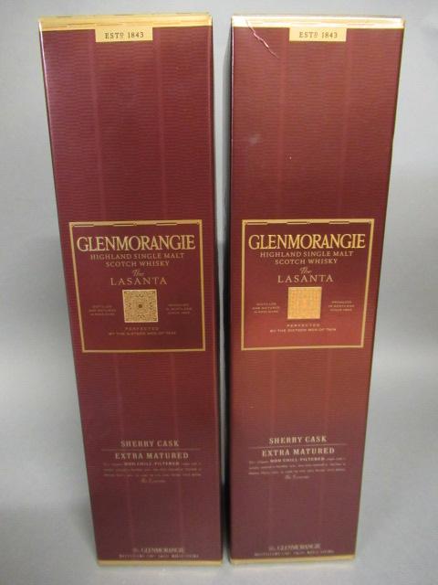 Two bottles Glenmorangie Lasanta single malt whisky Image