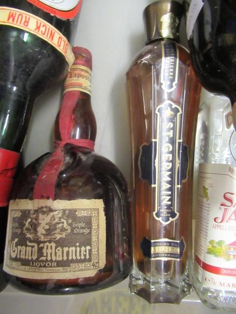 Fifteen bottles of mixed alcohol Image