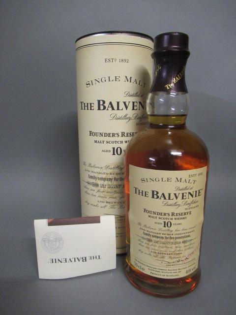 One bottle Balvenie 10 year old founder's reserve single malt whisky Image