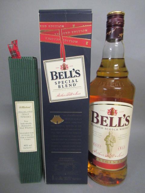 Two bottles Bell's blended whisky Image
