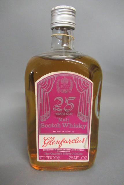 One bottle Glenfarclas 25 year old single malt whisky Image