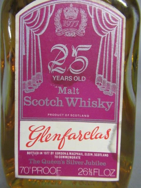 One bottle Glenfarclas 25 year old single malt whisky Image