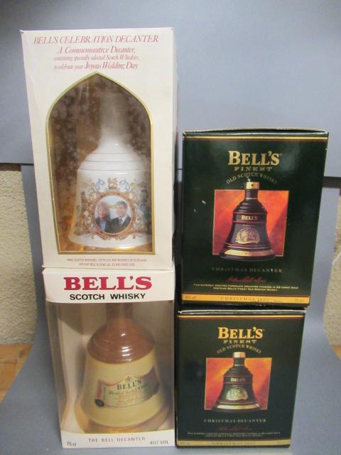 Four Bells Whisky decanters Image