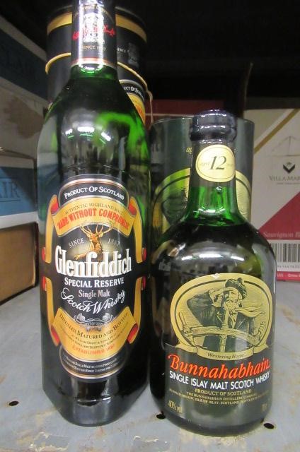 One bottle Bunnahabhain 12 year old single malt whisky Image