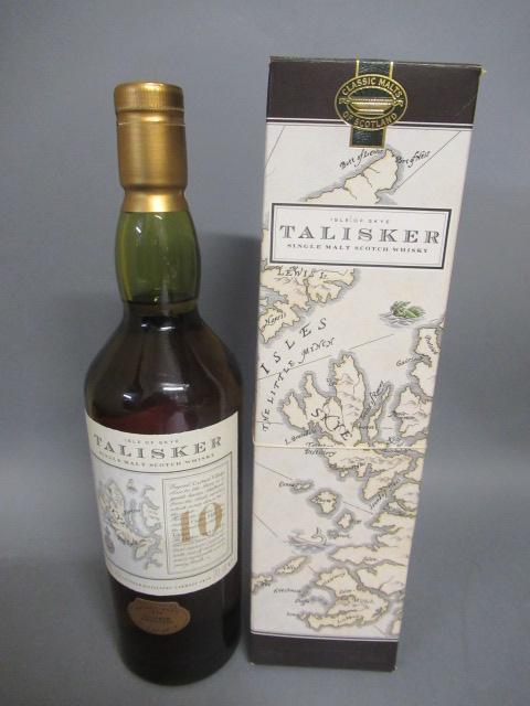 One bottle Talisker 10 year old single malt whisky Image