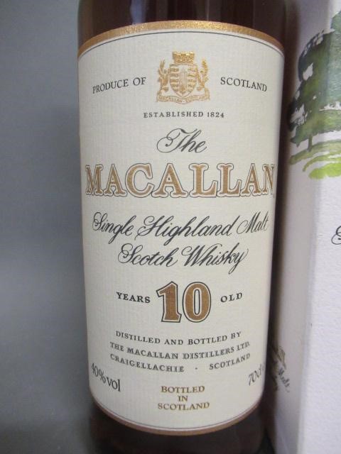 One bottle Macallan 10 year old single highland malt whisky Image