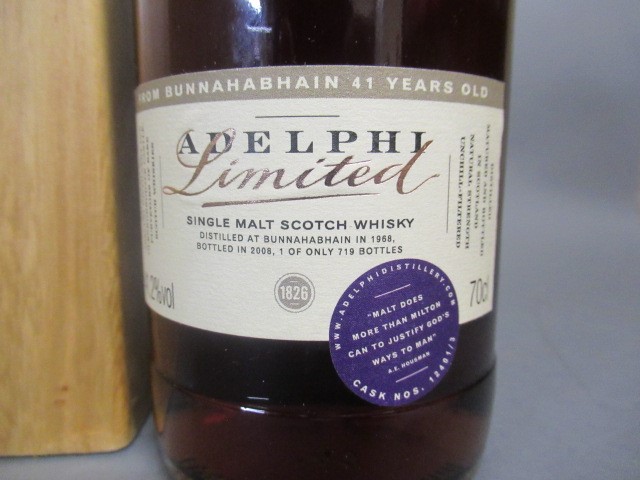 One bottle Bunnahabhain 41 year old single malt whisky Image