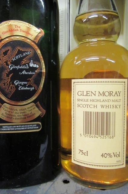 One bottle Glen Moray 12 year old Highland single malt whisky Image
