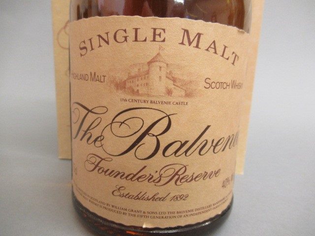 One bottle Balvenie 10 year old Founder's Reserve single malt whisky Image